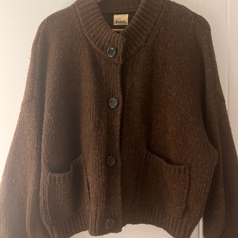 Babaa Cardigan no23 Earth